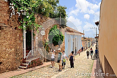 Trinidad, Cuba â€“ colonial town. Editorial Stock Photo